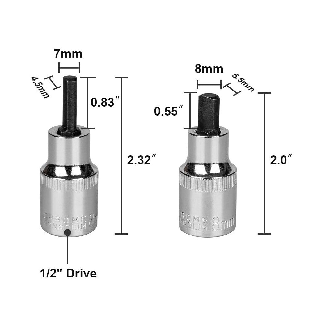 2pcs Suspension Strut Spreader Socket Tool Compatible with for Audi for VW for Ford for BMW 3424