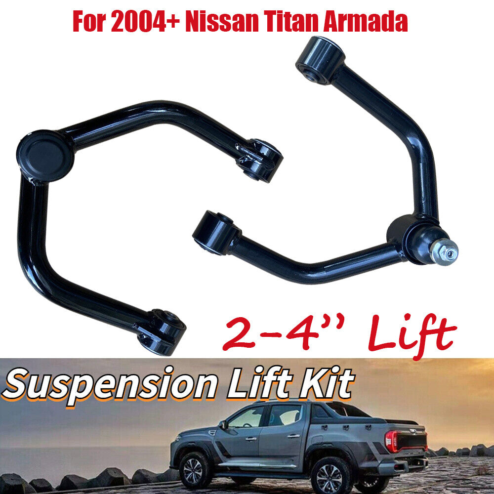 2pcs/set Front Upper Control Arm 2-4 Lift Kit For 2004+ Titan Armada US n