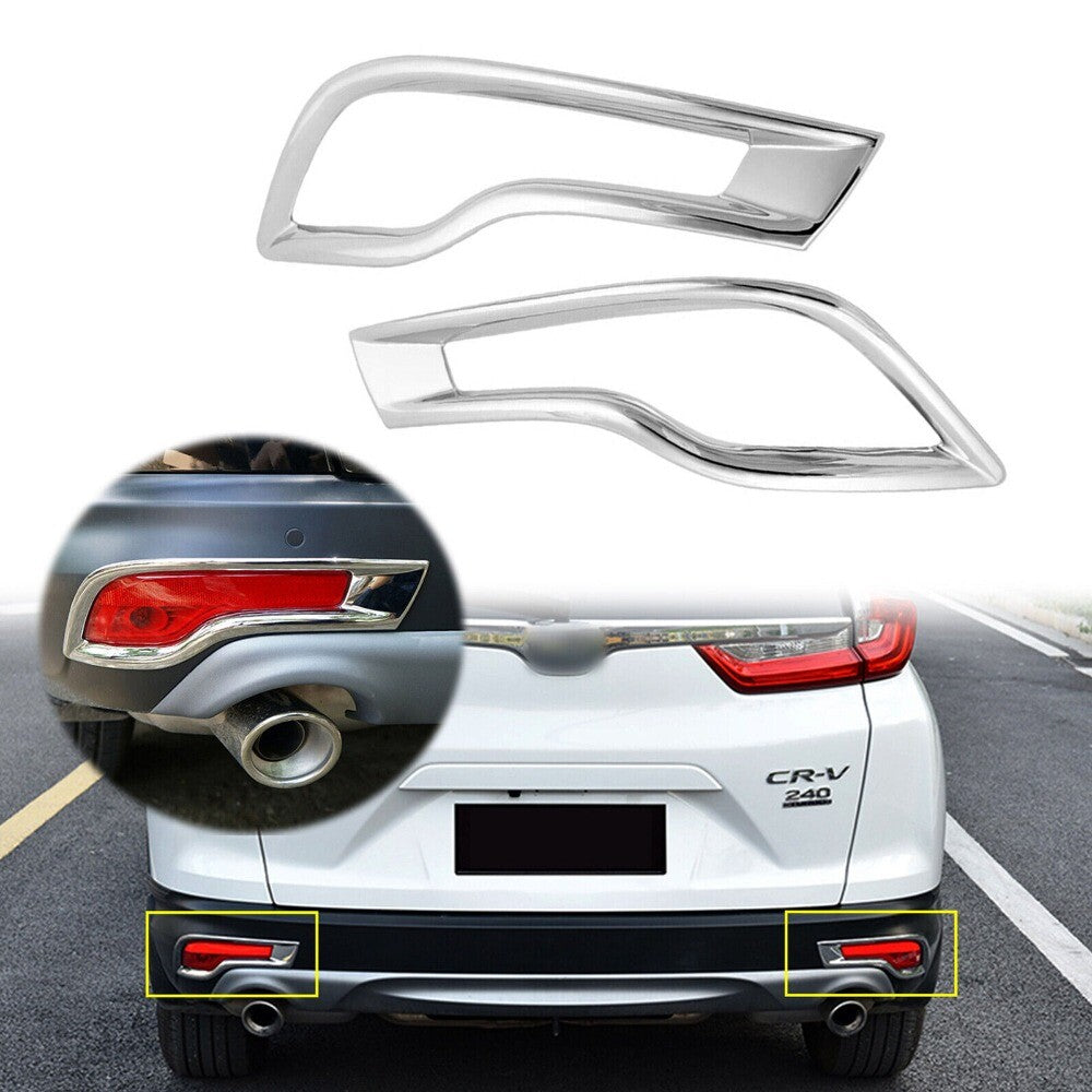 for Honda CRV 2017-2018 2019 CR-V Trim Rear Bumper Reflector Cover Trim Parts n