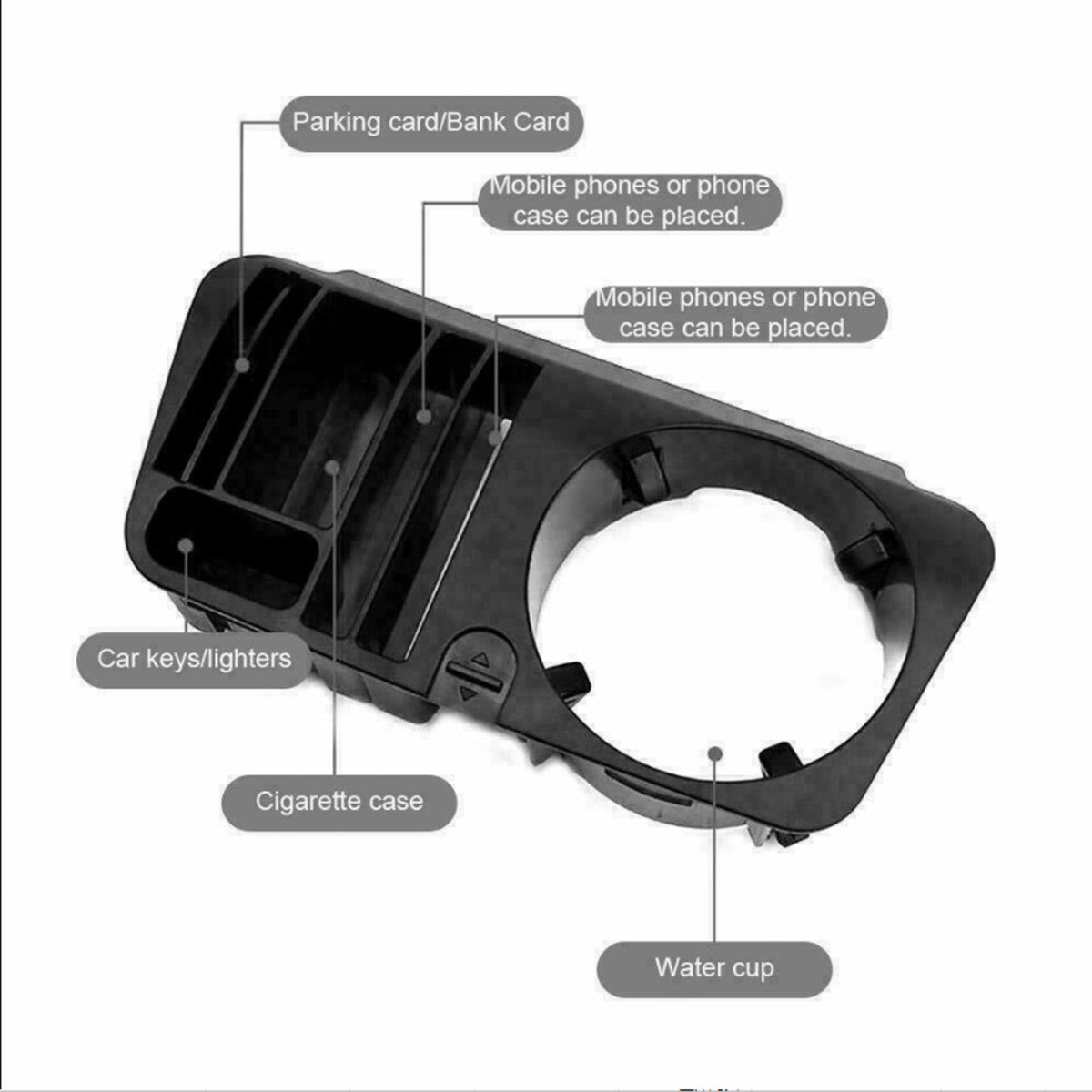 Suitable for CE GLC-Class 15-18 Central Storage Box Cup Holder Phone Holder n