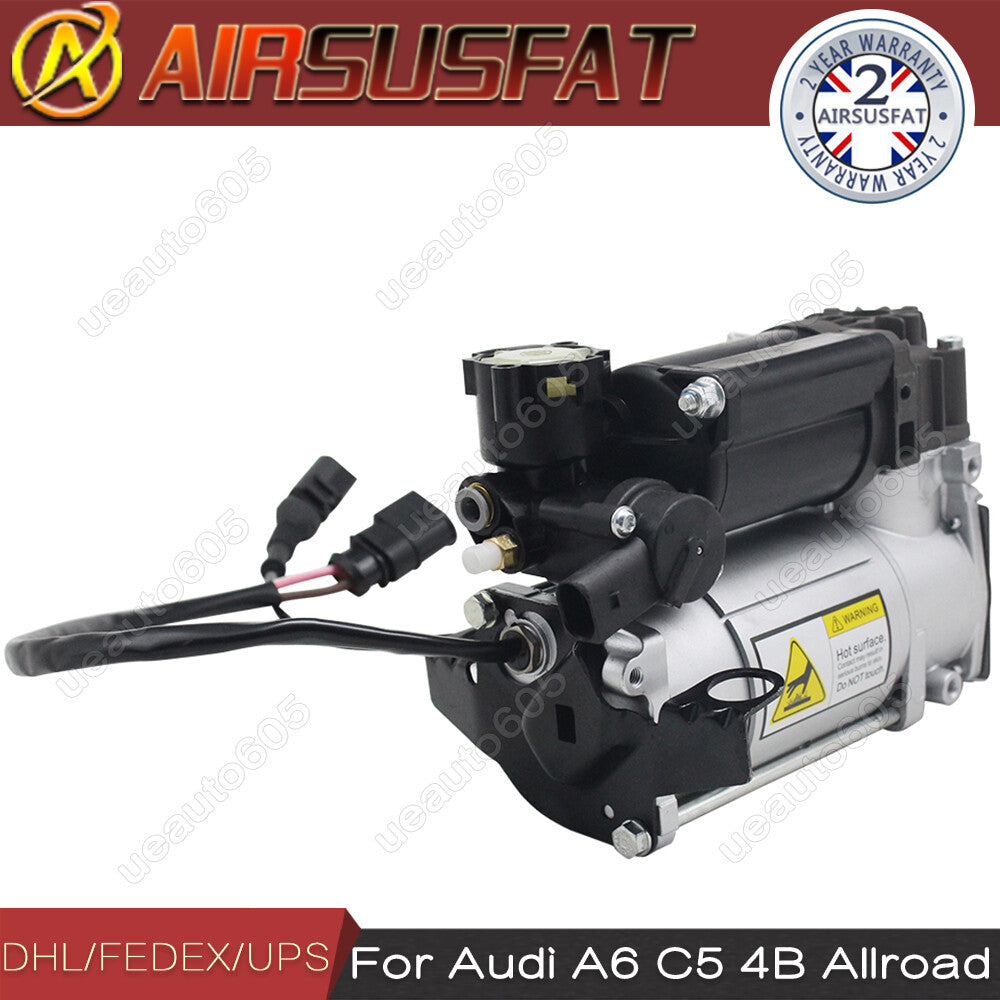 for AUDI A6 4B C5 ALLROAD AIR SUSPENSION COMPRESSOR PUMP AIR PUMP WITH SENSOR