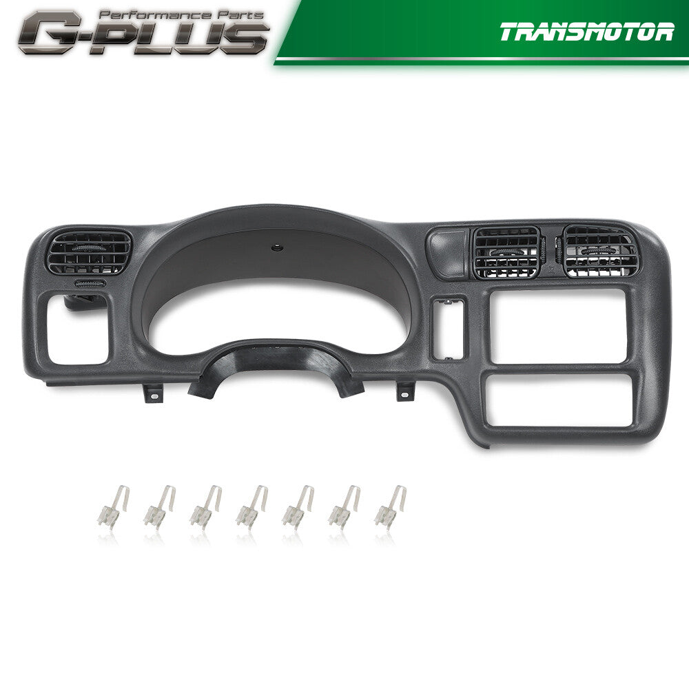 Radio Dash Trim Bezel Jimmy Sonoma Double Din Fit 98-04 for Chevy S10 Blazer Cluster Q