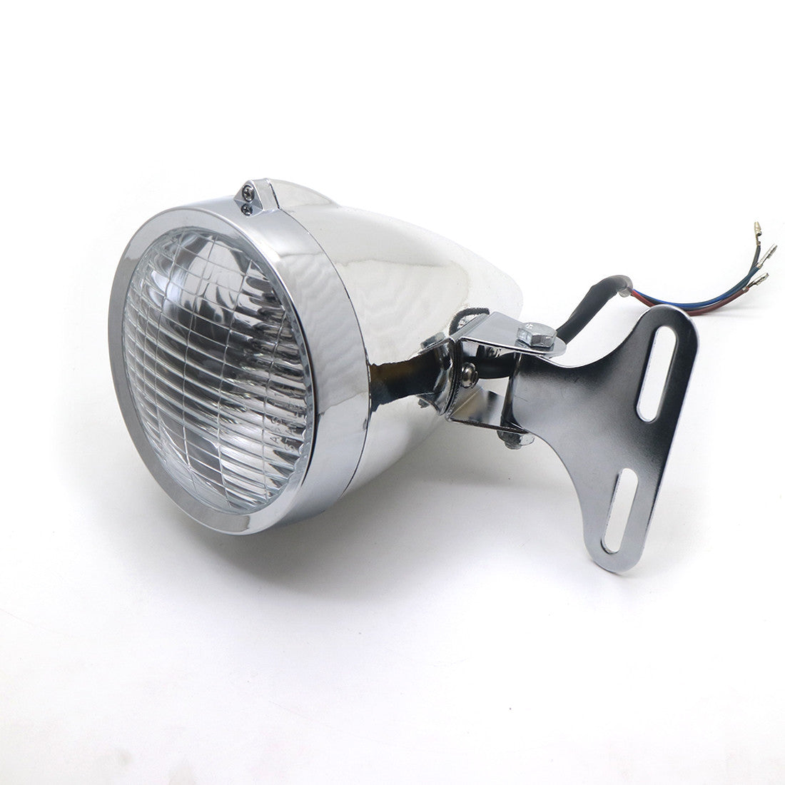 Motorcycle Chrome Bullet Retro Headlight for Honda for Suzuki for Yamaha for Kawasaki Custom Q