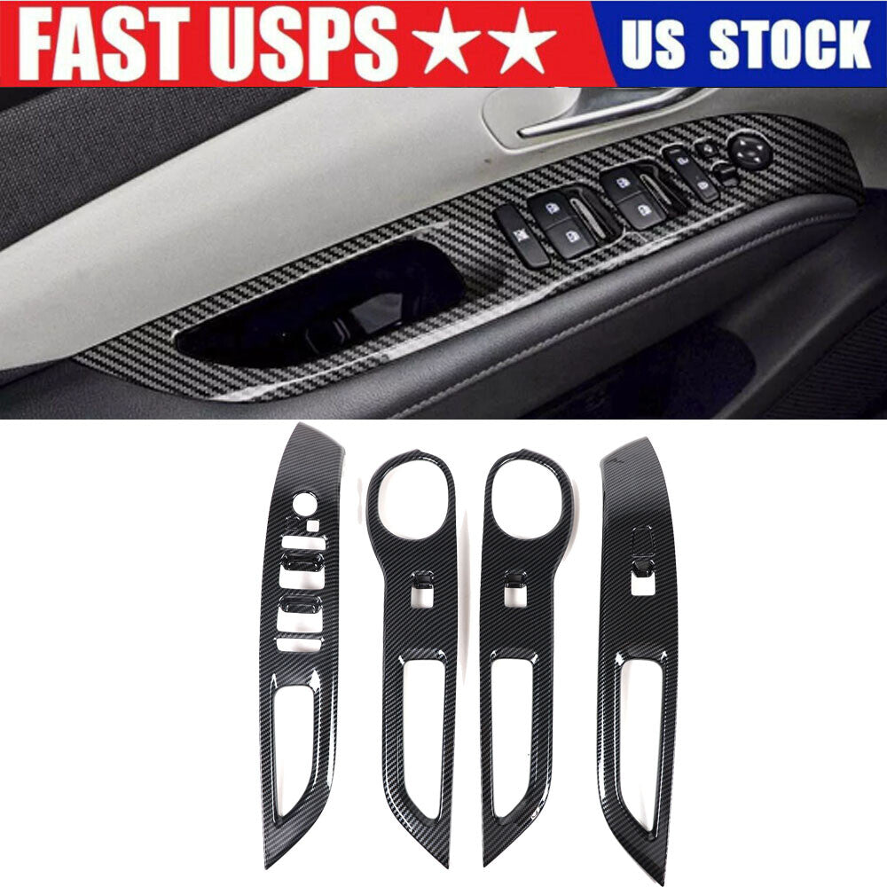 Carbon Fiber Interior Dashboard Gauge Cover Trim for Mazda MX-5 2016-2023 - v