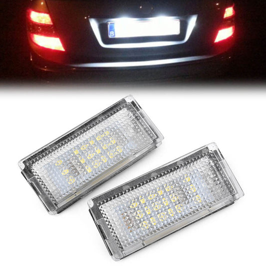 for BMW 3 Series E46 4D Sedan Waterproof White 18 LED License Plate Light Lamp Q