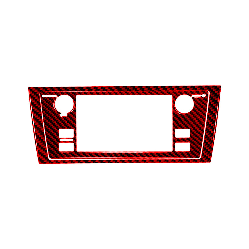 for Dodge for Challenger 2015-2020 Red Dashboard Right Left Vent Trim Carbon Fiber v
