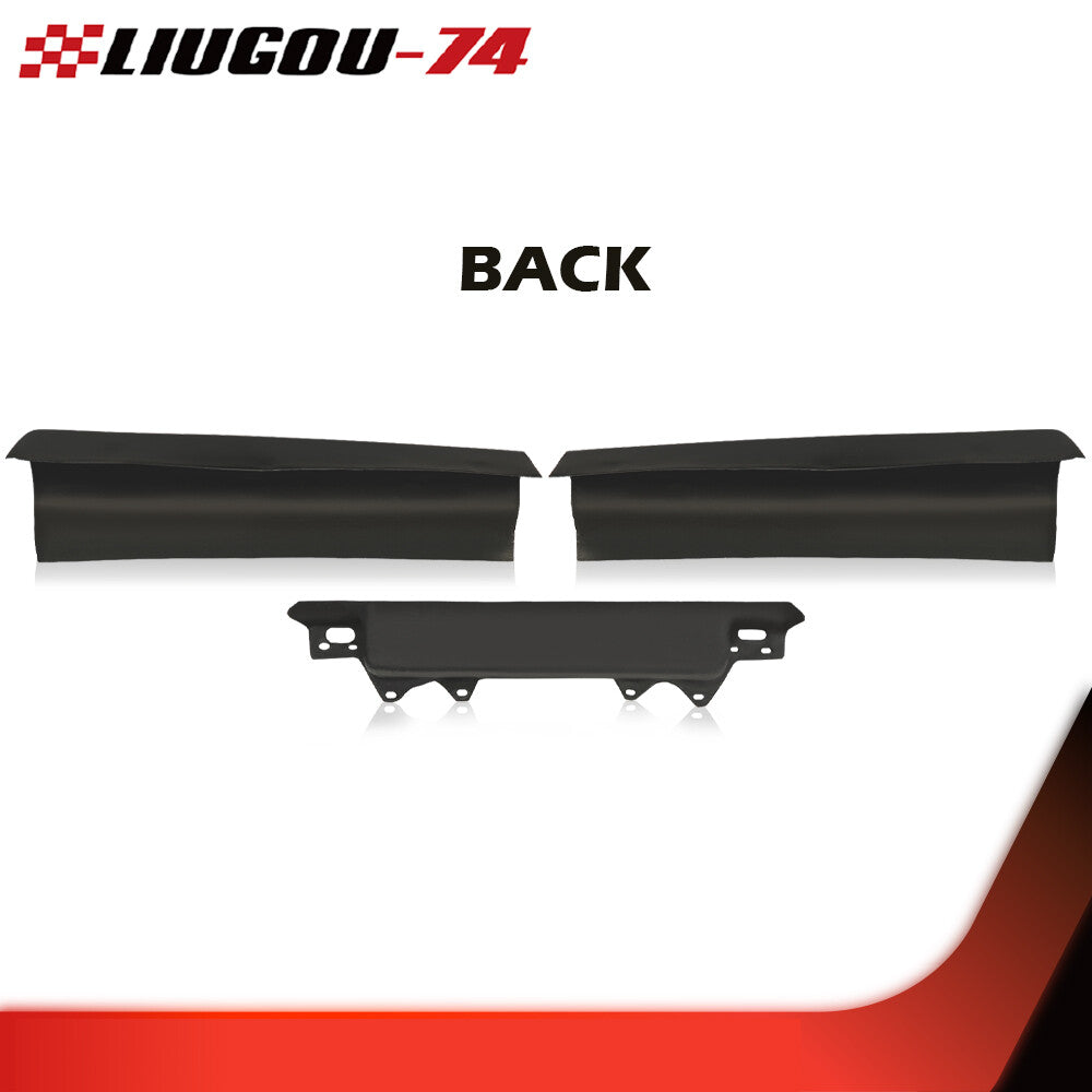 3 Piece Set Fits 80 - 92 for Cadillac Fleetwood Brougham Trunk/License Filler - v