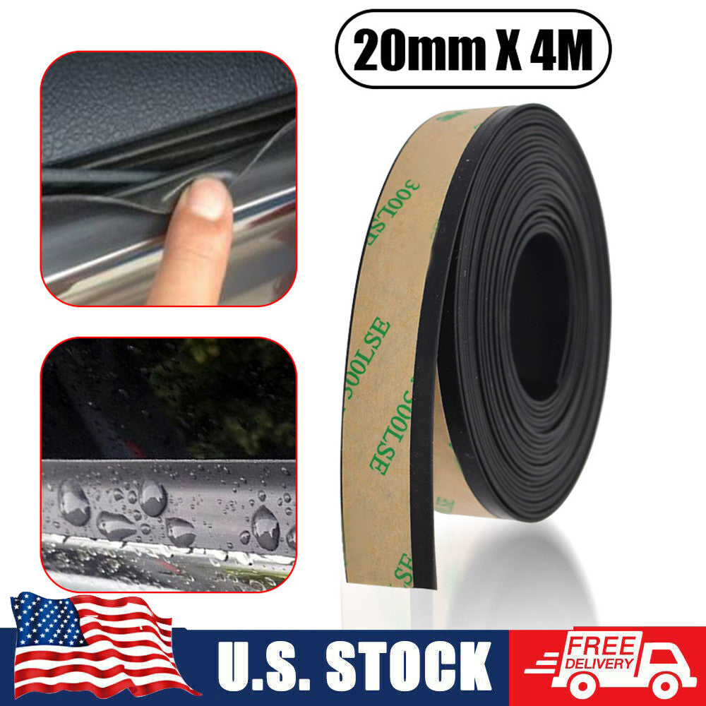 4M Rubber Seal Strip Trim Edge Moulding Weatherstrip Car Front Rear Side Window