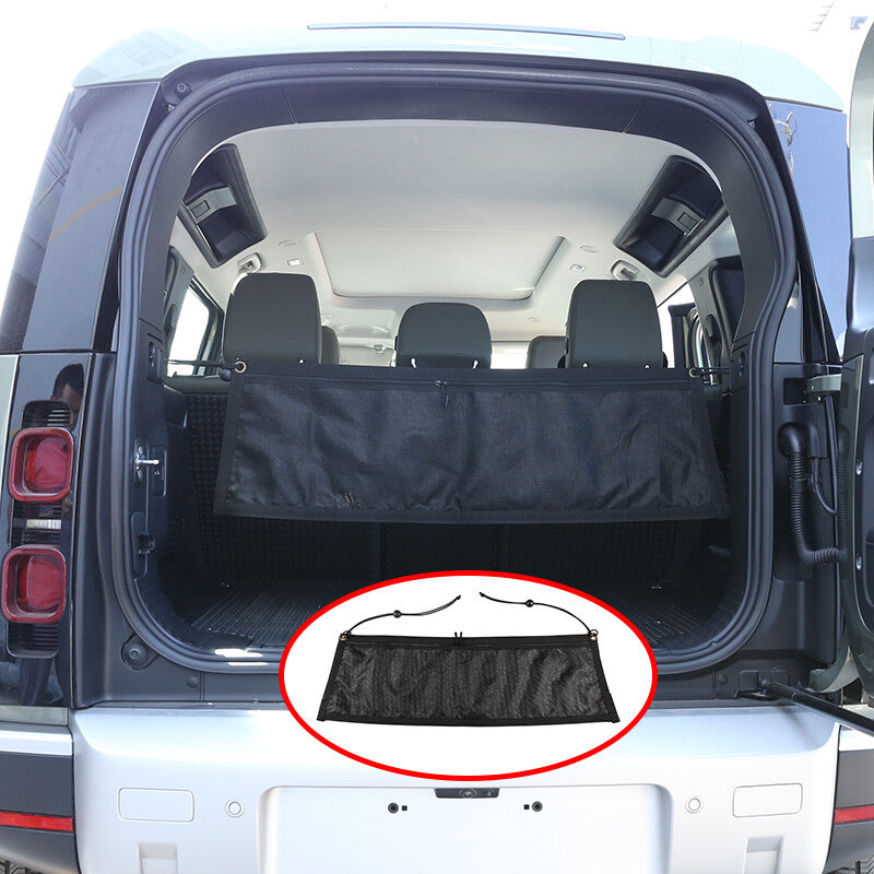 Rear for seat and trunk mesh cargo storage bags suitable for Land Rover for Defender - n