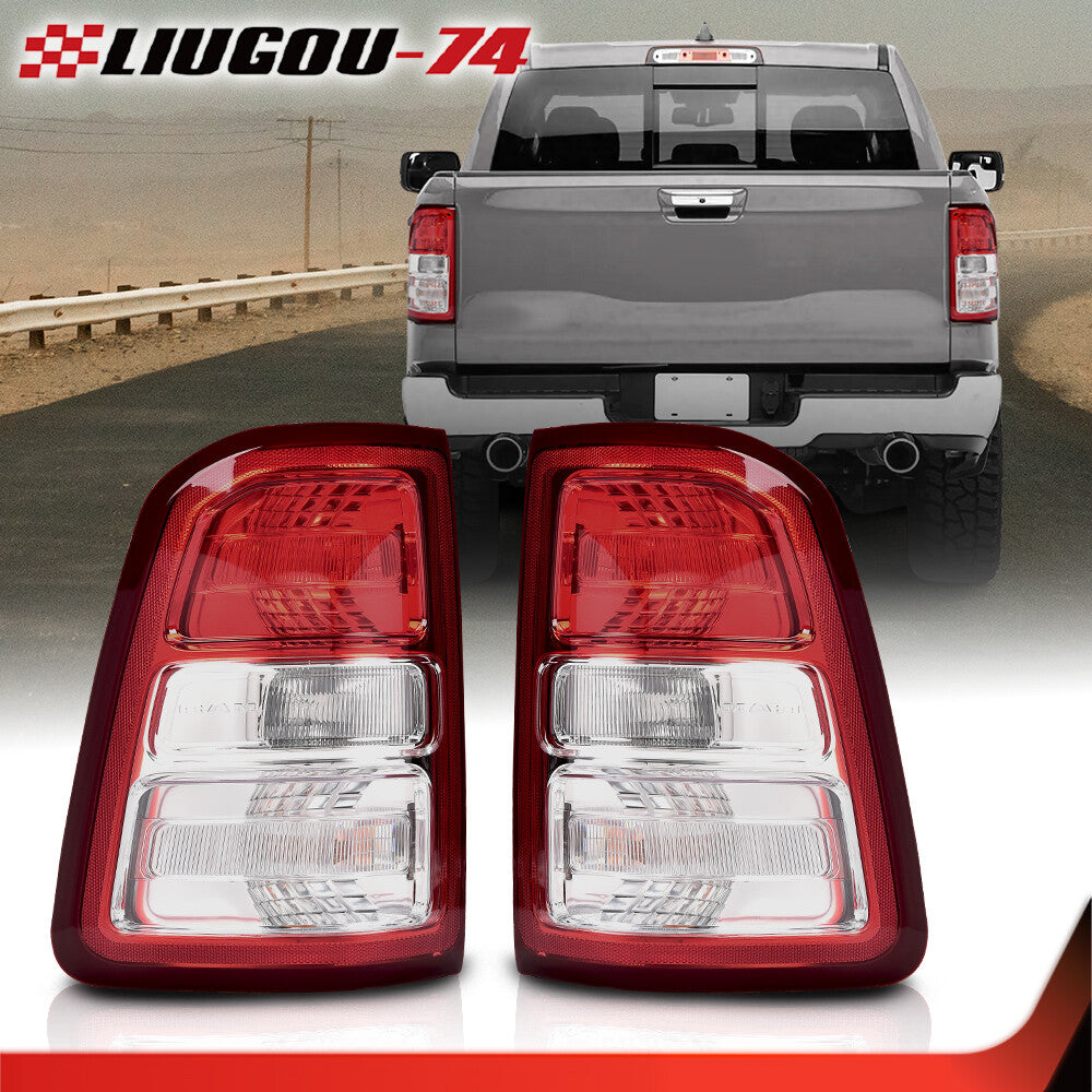 Suitable for Dodge for Ram 1500 19-23 driver and passenger side taillights with diffused light