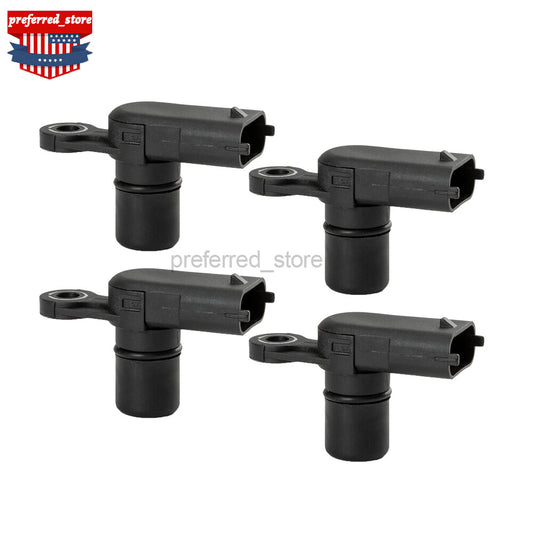 4 Camshaft Position Sensors 12615371 for Cadillac CTS, for Buick Enclave for GMC Terrain-Controlled Q