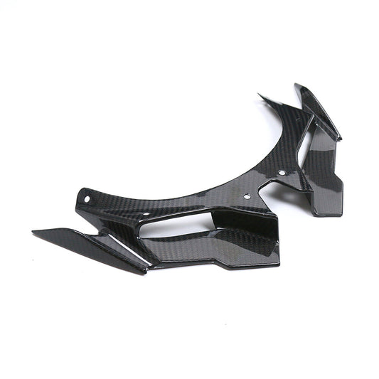 Carbon Fiber 2023-2024 for Kawasaki ZX-4R ZX-4RR Front Spoiler Winglet Cover