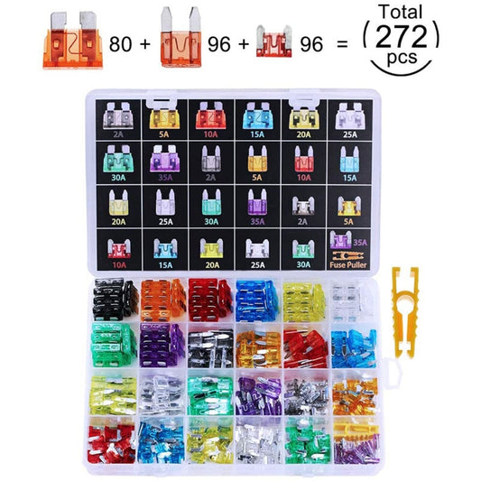 272PC Car Fuse Blade Fuses Truck Blade The Fuse Insurance Insert Insurance Kit