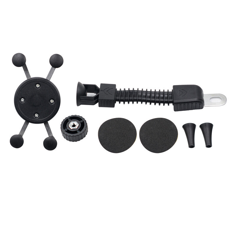 1-Piece Motorcycle Mount Phone Holder Mirror Base for Smartphones GPS- n