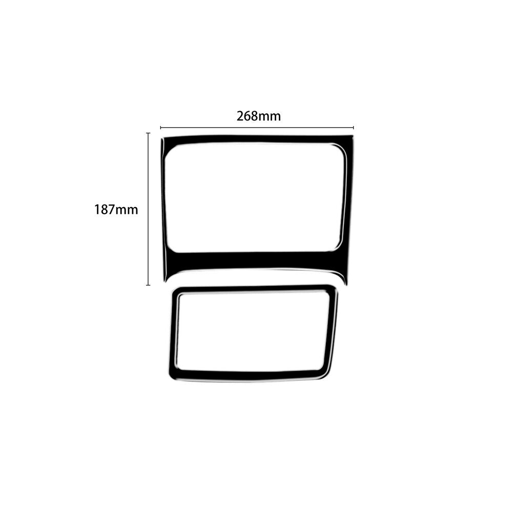 Carbon Fiber Gear Shift Panel Frame Cover Trim For Matrix 2009-2014 v