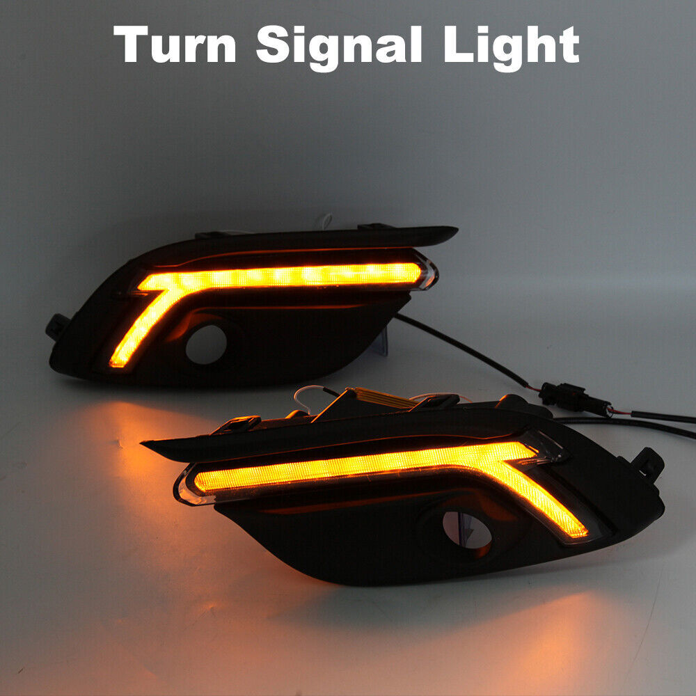 Fit for Mazda 3/Axela 2017 DRL LED Daytime Running Light Lamp With Turn Signal