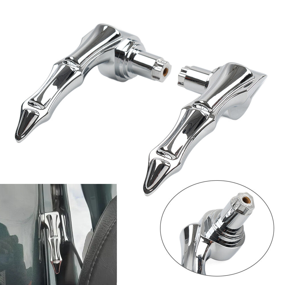 2X Saddlebag Latch Lever Lid Lifter for Harley Touring Road Street Electra Glide Q