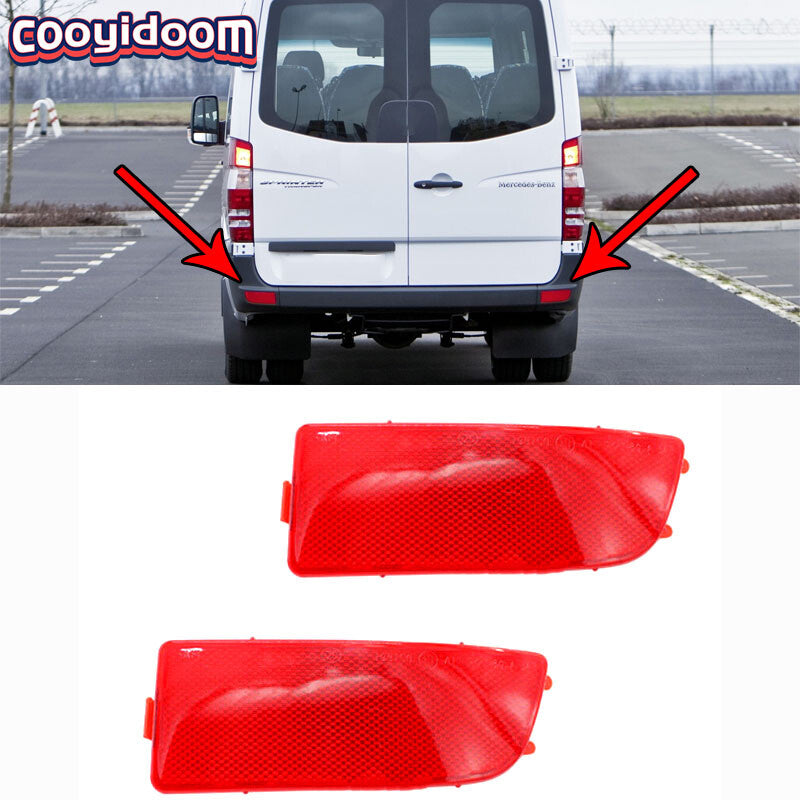 Rear bumper reflector lights for Mercedes-Benz for Dodge Sprinter W906 2006 - 2016