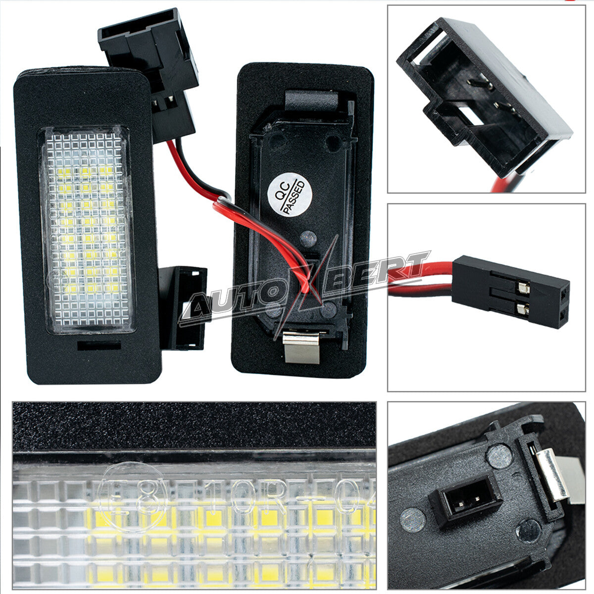 2 x LED license plate lighting license plate lights for Audi A1 A3 for A4 for A5 for A6 Q7,TT Q
