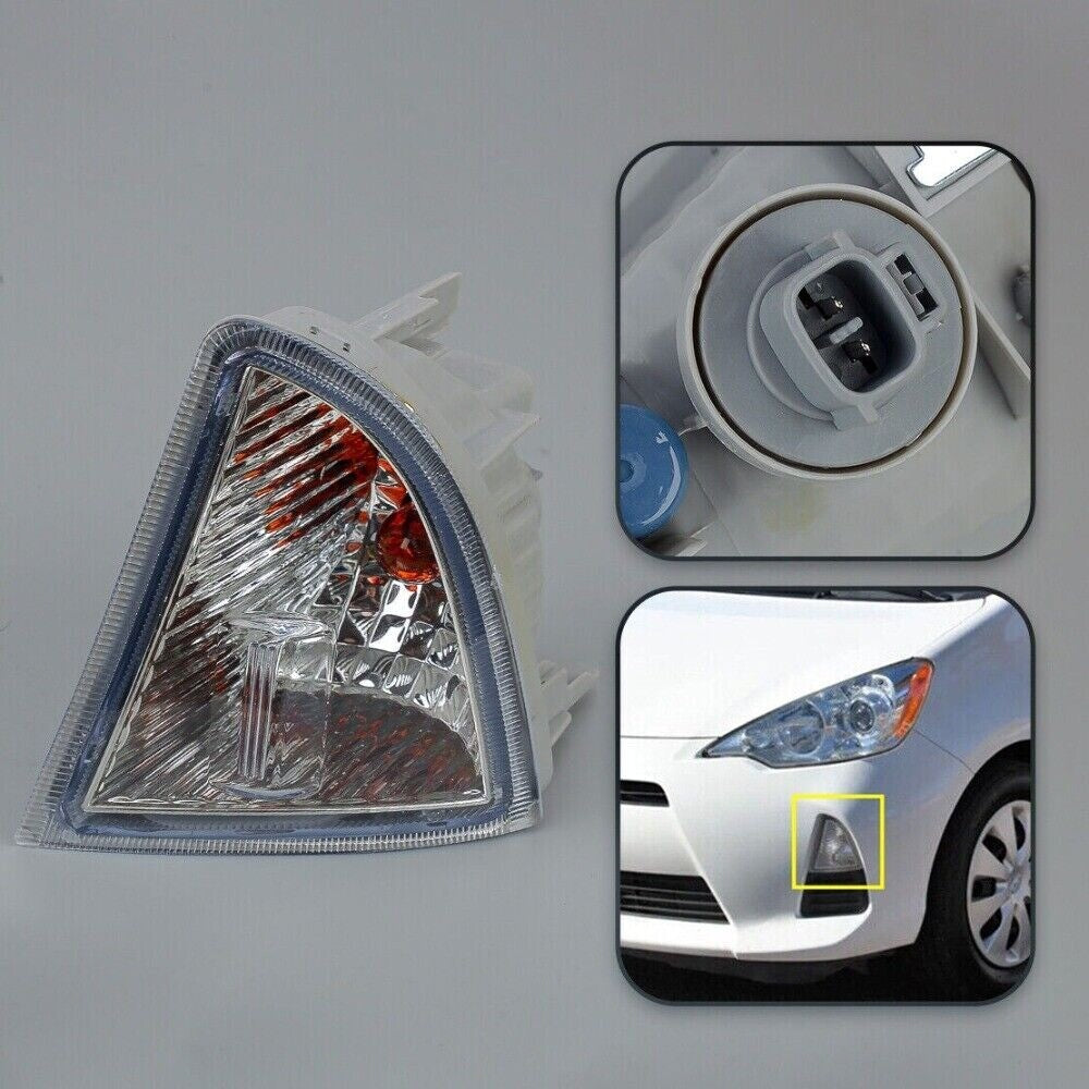 Left Front Bumper Fog Corner Light Fits For Prius C 2012-13/2014 Parts n