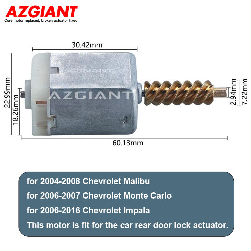 Rear door lock actuator motor for Chevrolet Malibu/Monte Carlo/Impala