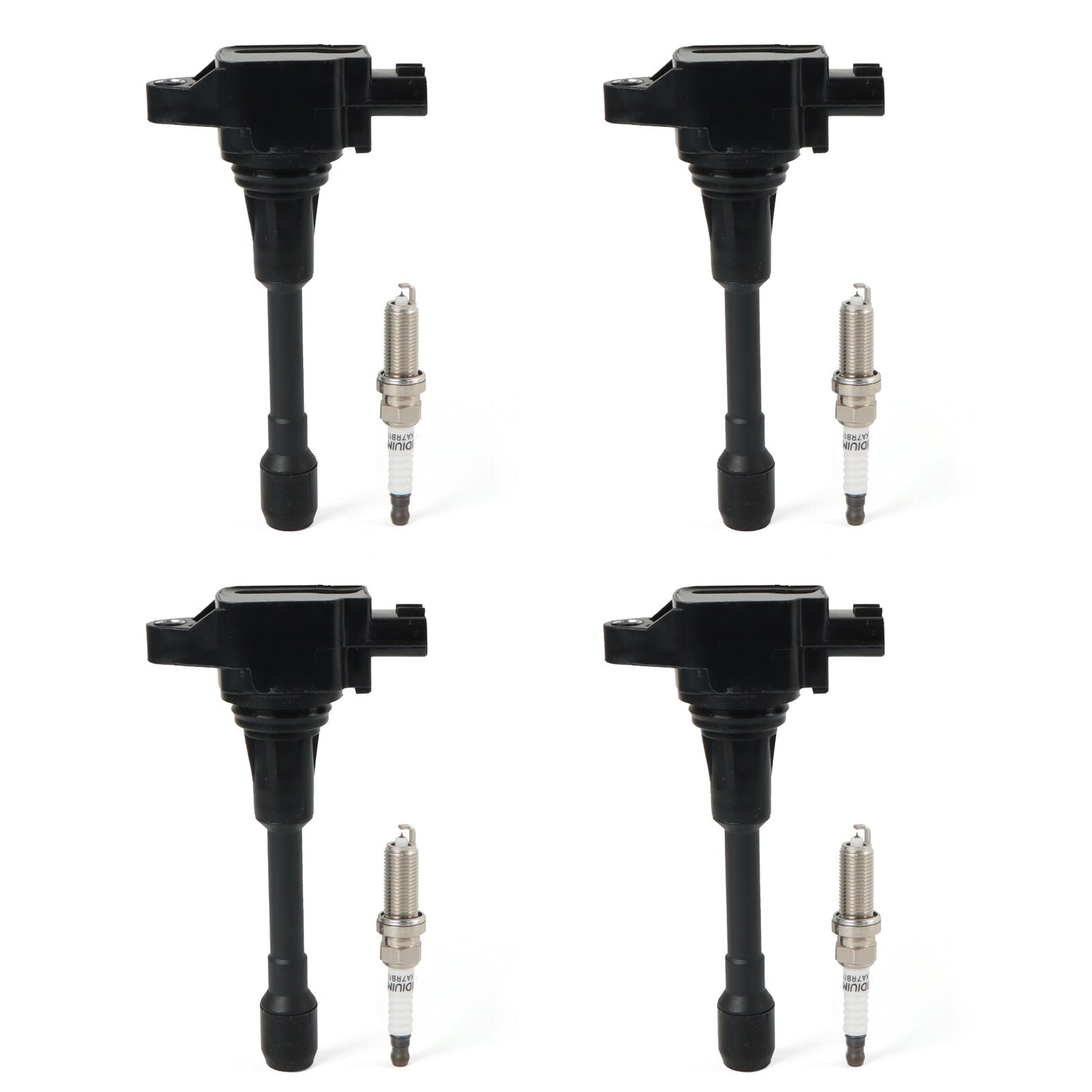 Ignition Coil  Spark Plug Kit for 07-19 for Nissan Altima Sentra Rogue Versa