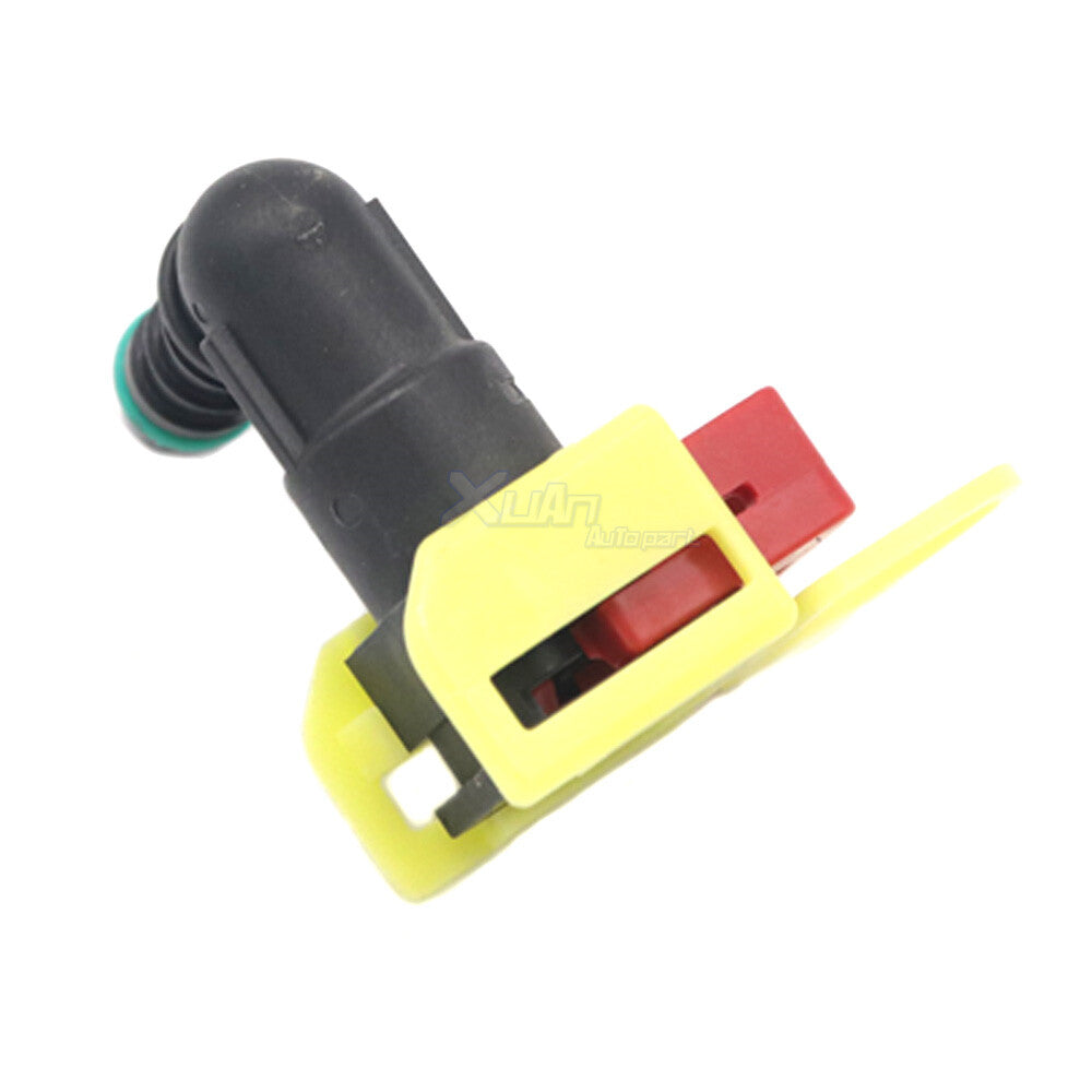 Quick connector for Mazda fuel line, 9.49 mm ID6 8x6 90 degrees 3/8 v