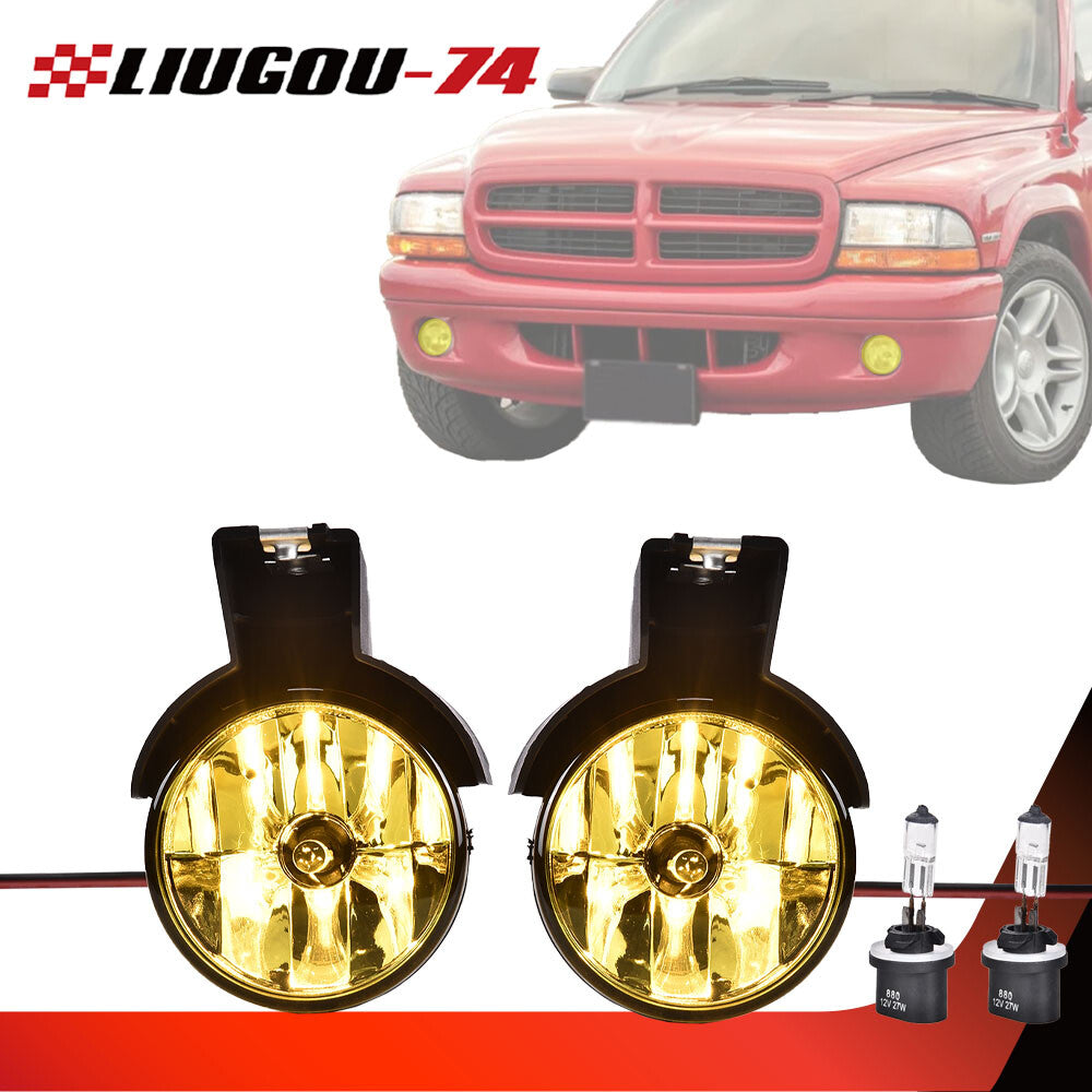 Suitable for 97-00 for Dodge Dakota 98-00 for Dodge Durango LH+RH fog light assembly- v