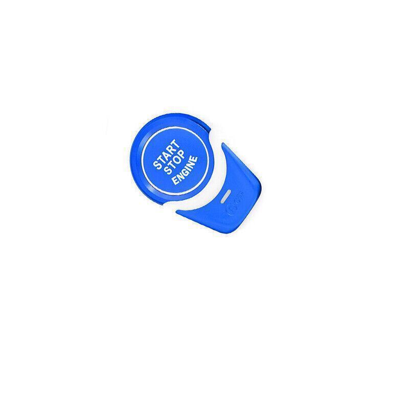 For 7 2016-2022 Blue Aluminum Start Button Ignition Switch Cover Trim n