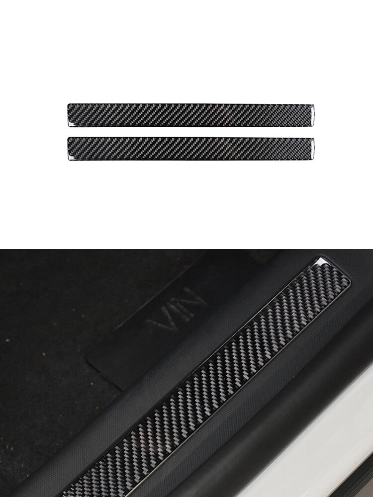 Carbon Fiber Radio Player Panel Cover Trim Sticker for Mustang 2005-2009 v