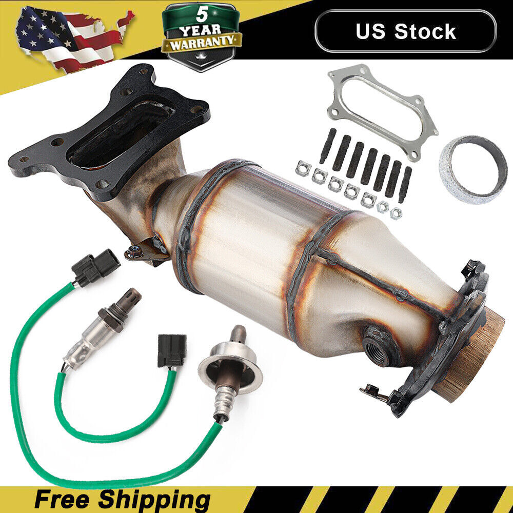Catalytic Converter W/ Up  Downstream O2 Sensor For 2008-2012 for Honda Accord 2.4