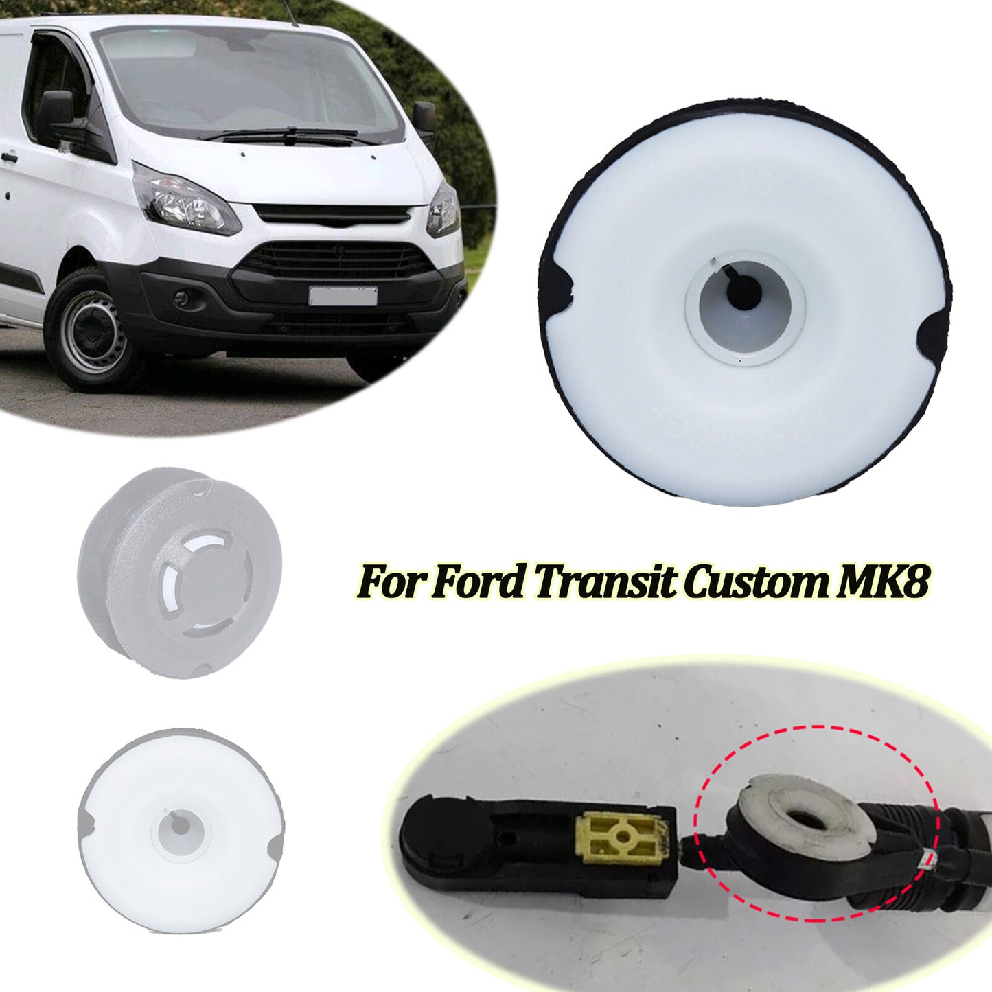 for Ford Transit Custom MK8 Gear Linkage End Bushing Repair Kit 15-24 2.0EcoBlue