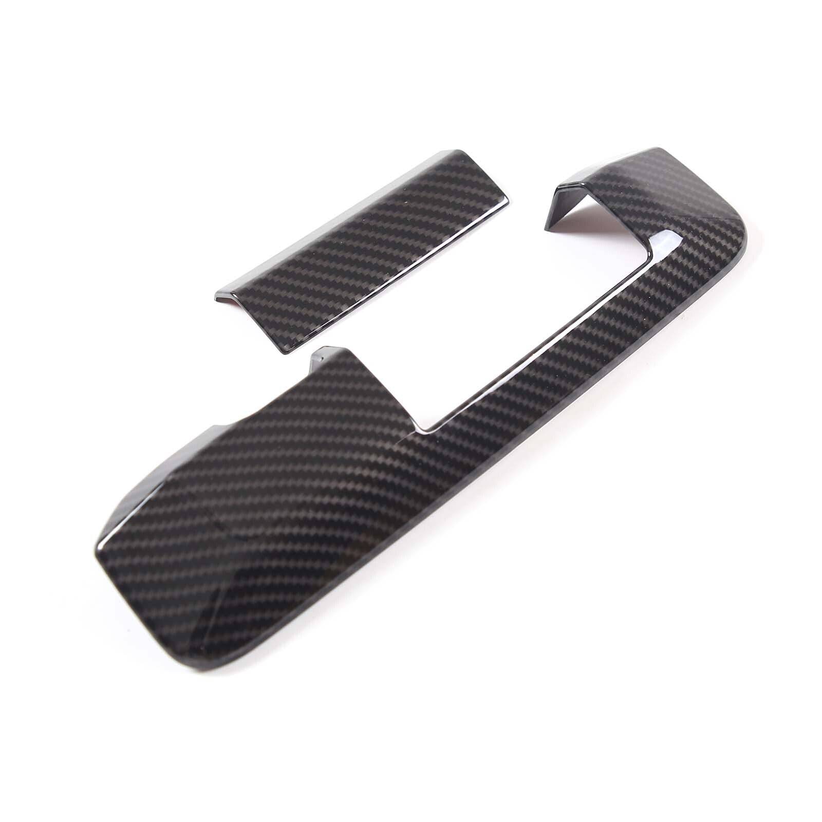 carbon fiber steering wheel badge cover trim for C8 for Corvette 2020 - 2023