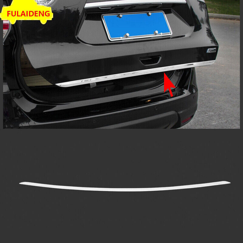 1p for Nissan Rogue 2014-2021 Stainless Lower Trunk Tailgate Door Lid Edge Trim