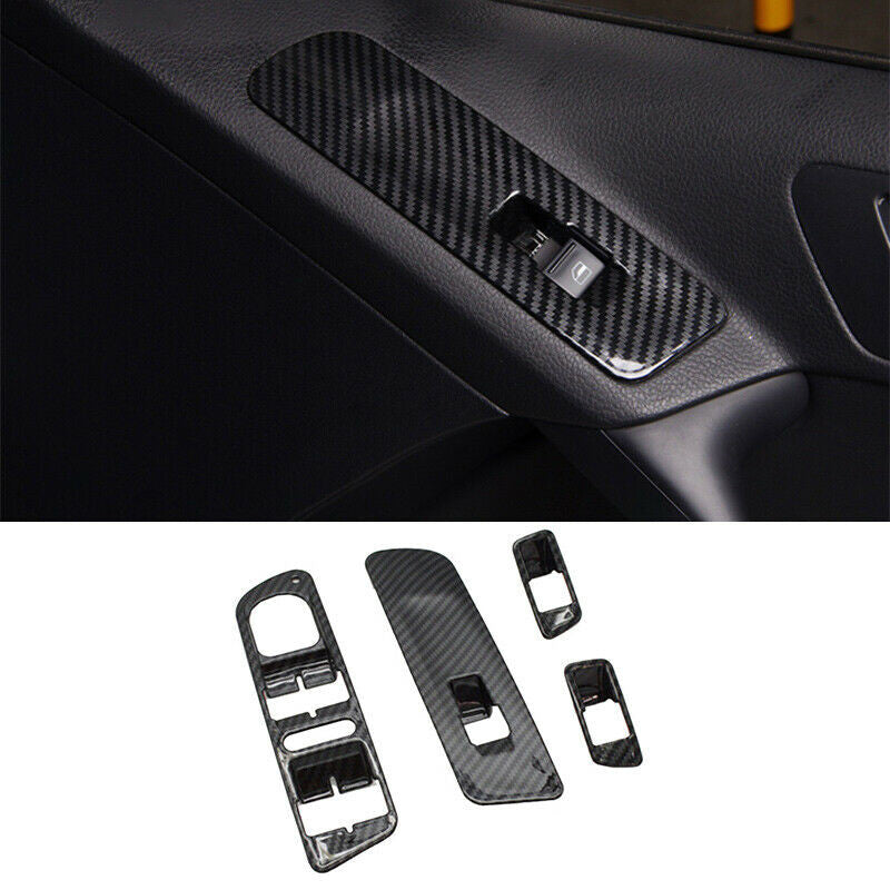 For Explorer 2016-2018 Chrome ABS Rear Window Side Spoiler Cover Trim Strip v