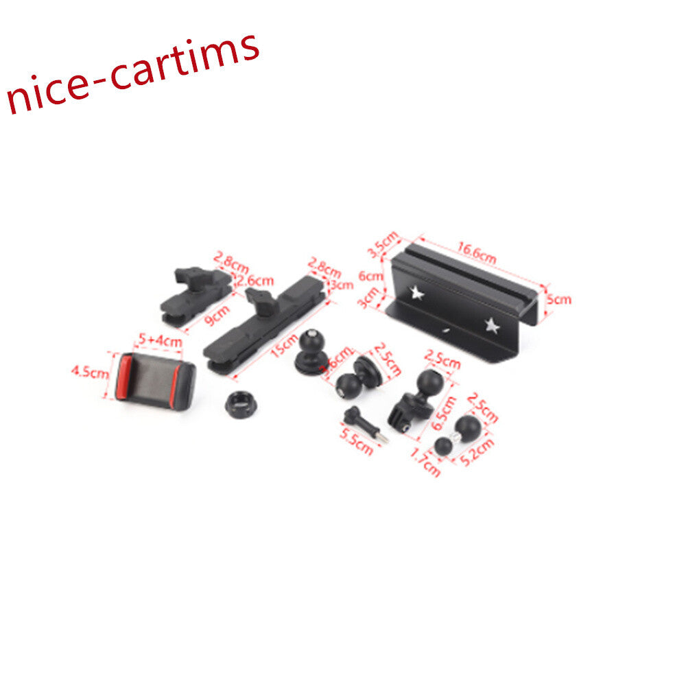 Center Console Slide Expansion Phone Holder Bracket for Jeep for Wrangler JK 2011-17