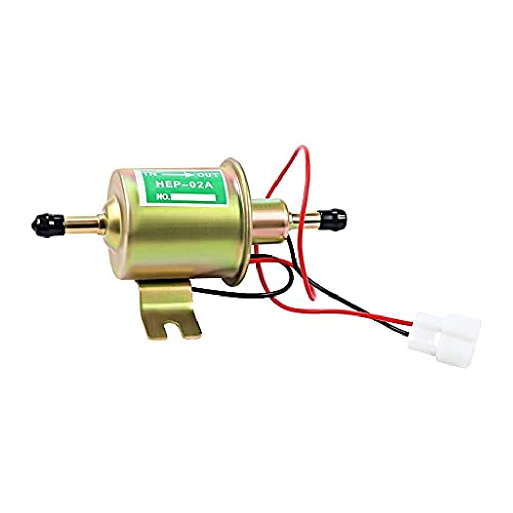 Electric Fuel Pump 12V for Lawn Mower Carburetor Gas Diesel Engine 2.5-4psi HEP
