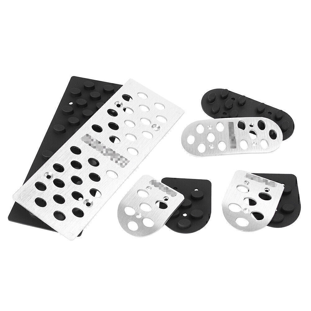 for Mazda 2 3 6 MX-3 MX-5 MX-6 RX-7 RX-8 Silver Aluminum 4x Auto Foot Rest Pedal Q