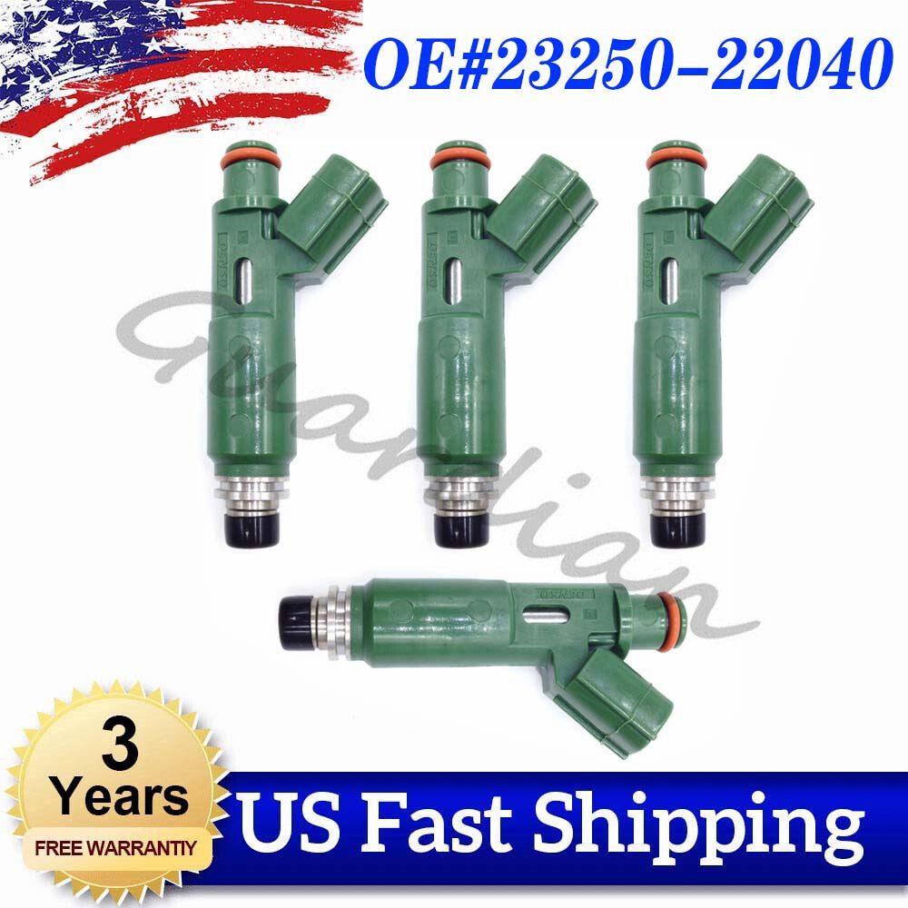 4-piece fuel injector 23250-22040 for Pontiac Vibe, for Chevrolet Prizm, for Toyota Celica.