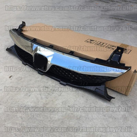Front Grille Mesh Style Chrome Trim Grill For 2009 2010 2011 for Honda for Civic 8th