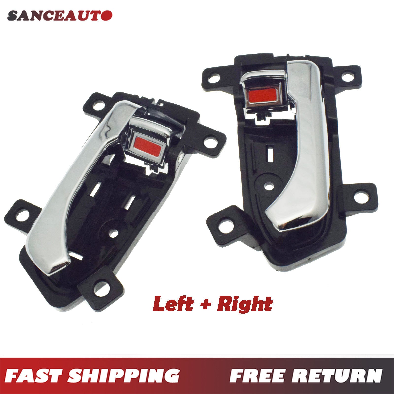 Chrome-finished left and right interior door handles for Kia 2011-2016 826203W000- n