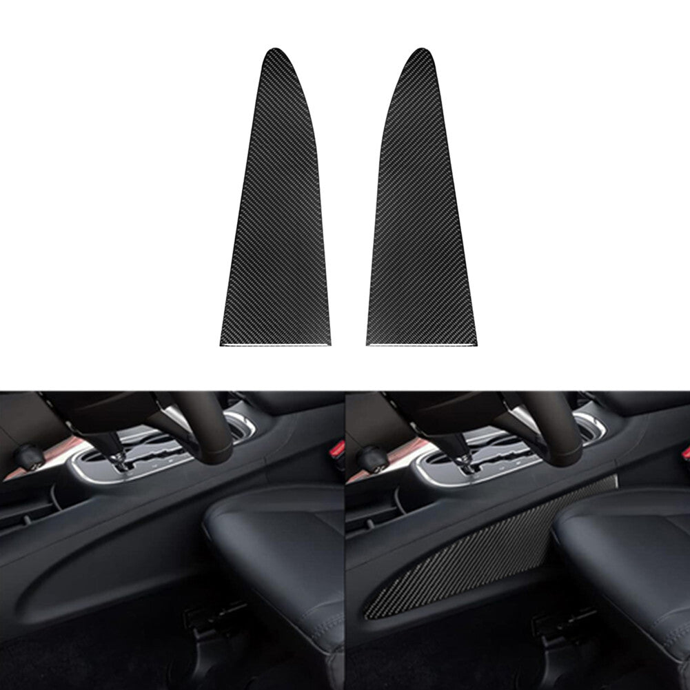 for Audi A4 B9 2017-2019 Carbon Fiber Headlight Clean Panel Cover Trim Sticker v