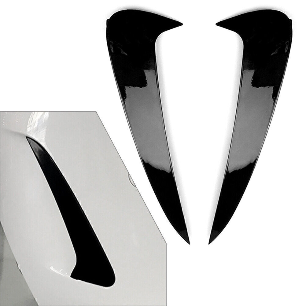 Fit for Benz C Class S205 C180 Rear Bumper Splitter Spoiler Canard Air Vent 2x