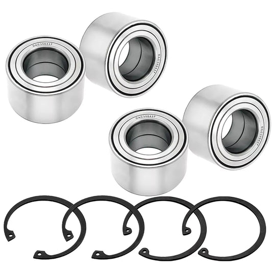 4pcs Front  Rear Wheel Bearings Kit for Polaris for Polaris Ranger EV 2010-2022