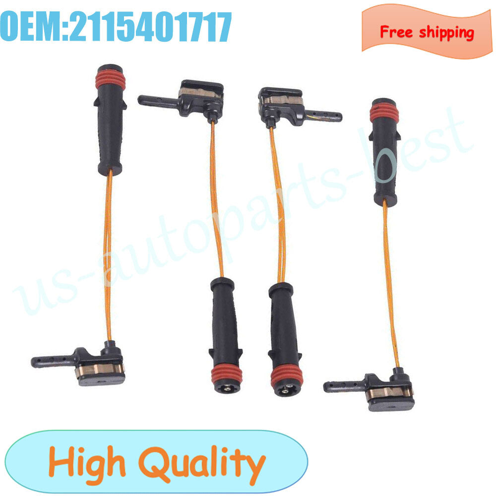 4Pcs Front or Rear LH RH Brake Pad Wear Sensor Fits for Mercedes-Benz E350 AMG GT 43