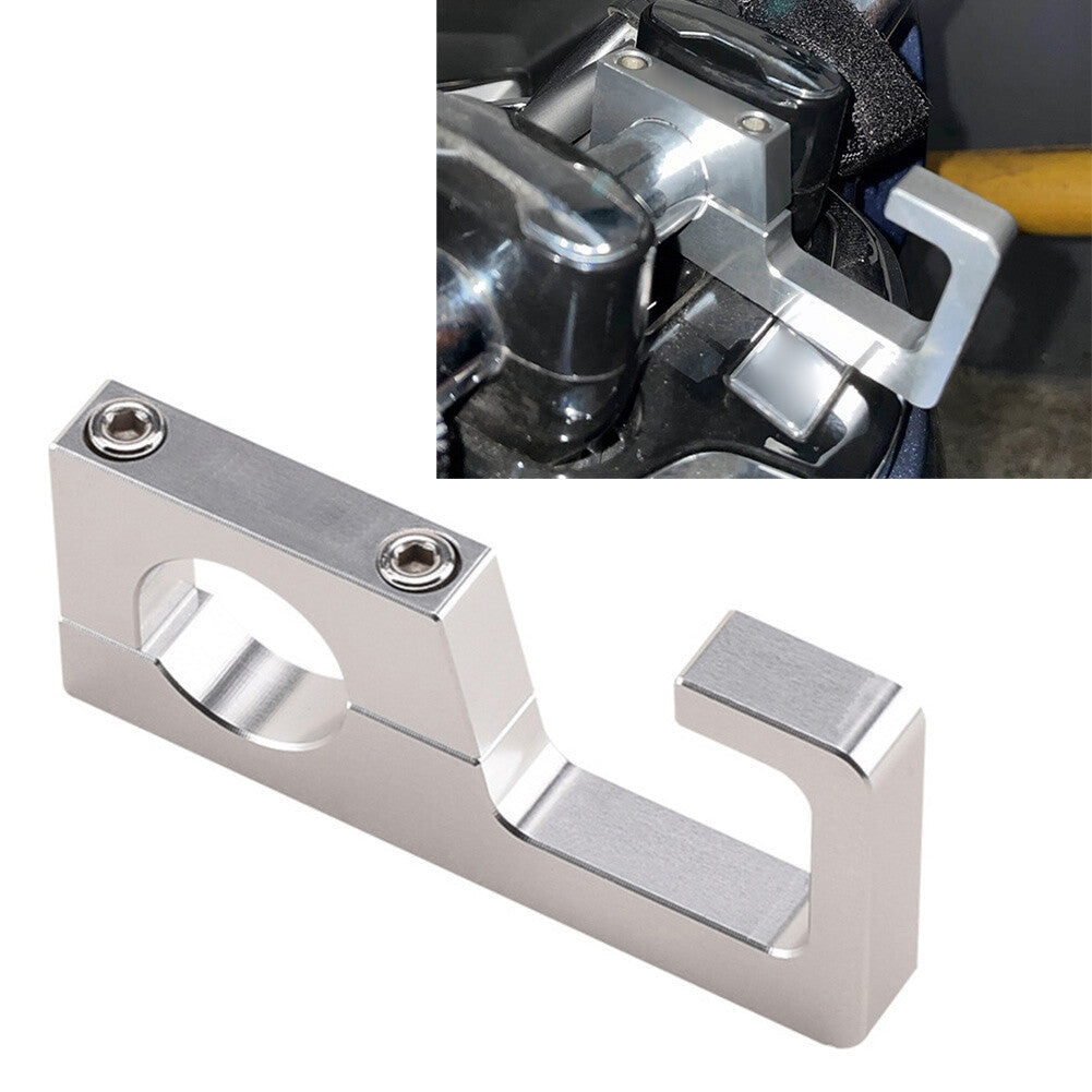 CNC 22MM Gep?ck Helm Haken f¨¹r for HONDA PCX150 PCX160 PCX125 Motorrad Silber
