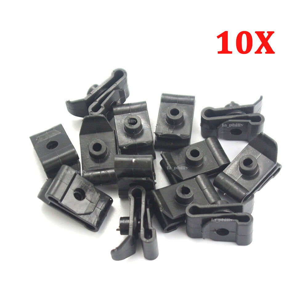 10Pcs 9046705114 Fits for Toyota Bumper Fender Nylon Clip U Nut 12 Screw Retainer