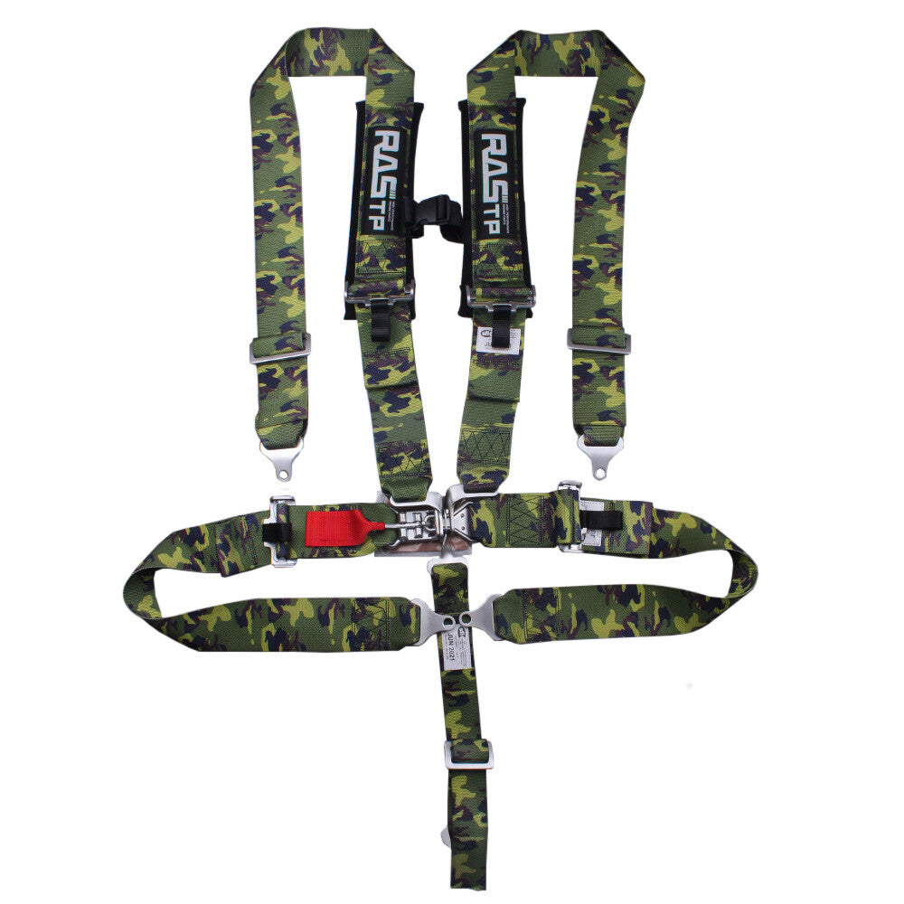 Camouflage Universal 5 Point Camlock Quick Release for Seat Belt Harness 3 Wide Q