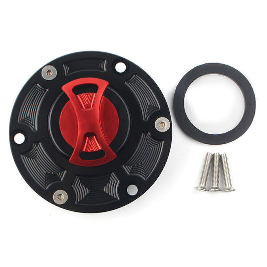 CNC Fuel Gas Tank Cap Cover for RS125/RS250 RSV1000 Tiger 800 1050 Red Q