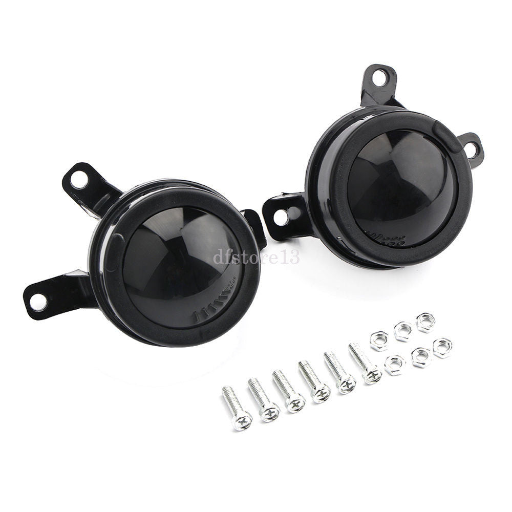 2-Piece Front Bumper Fog Light + Grille Cover Set for 2011-2015 for Audi A6 C7